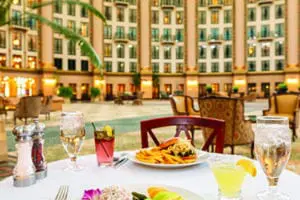 Dining area at West Baden Resort