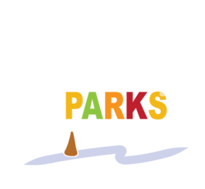 Harrison County Parks Logo in White