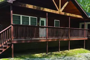 Exterior of one of the cabins at Patoka4Seasons