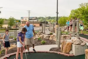 Shotz laser mini golf
