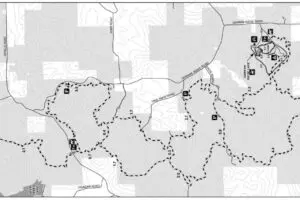 German Ridge Trail Map