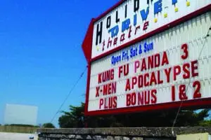 Holiday Drive In Sign