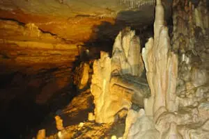 Wyandotte1 Formations in Wyandotte Cave