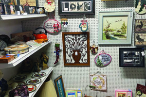Antiques area of Martin's Market