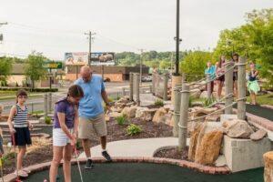 Shotz laser mini golf