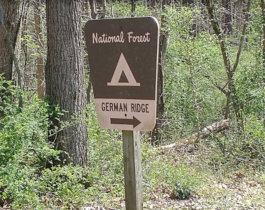 German Ridge sign German Ridge sign