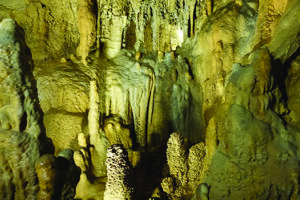 Cave formations in Wyandotte